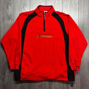 Vintage Budweiser Racing Fleece Quarter Zip XL Dale Earnhardt Jr #8 Chase